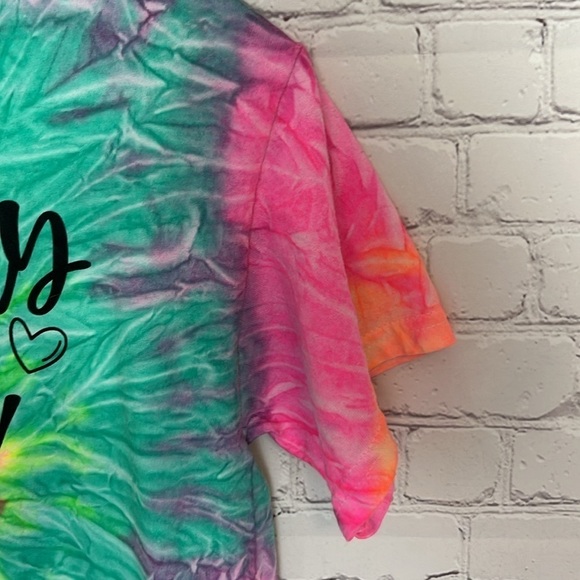 Birthday Girl Age 9 Tie Dye Tee - Picture 7 of 13